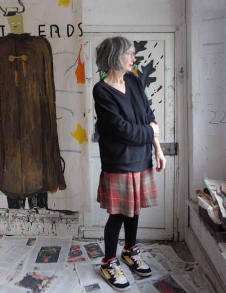 an interview with rose wylie, whose elemental large-scale paintings are shown at the tate from may 14th